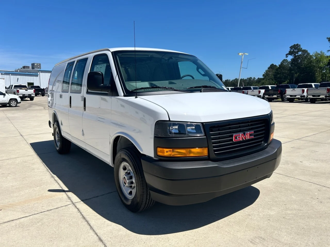New 2026 Summit White GMC Work Van image 2