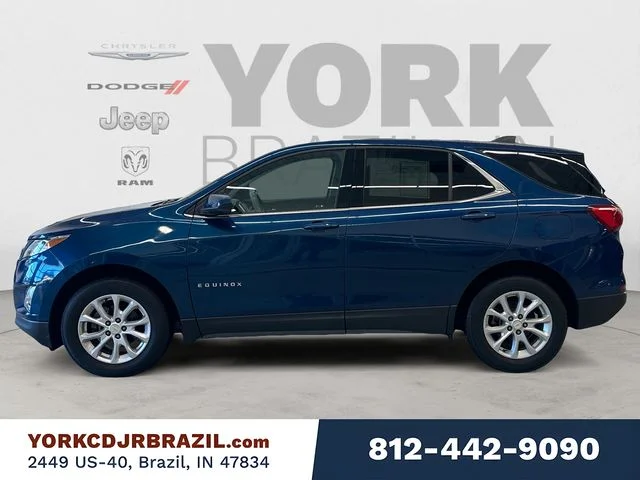 Used 2019 Chevrolet Equinox LT with VIN 2GNAXKEV2K6186447 for sale in Brazil, IN