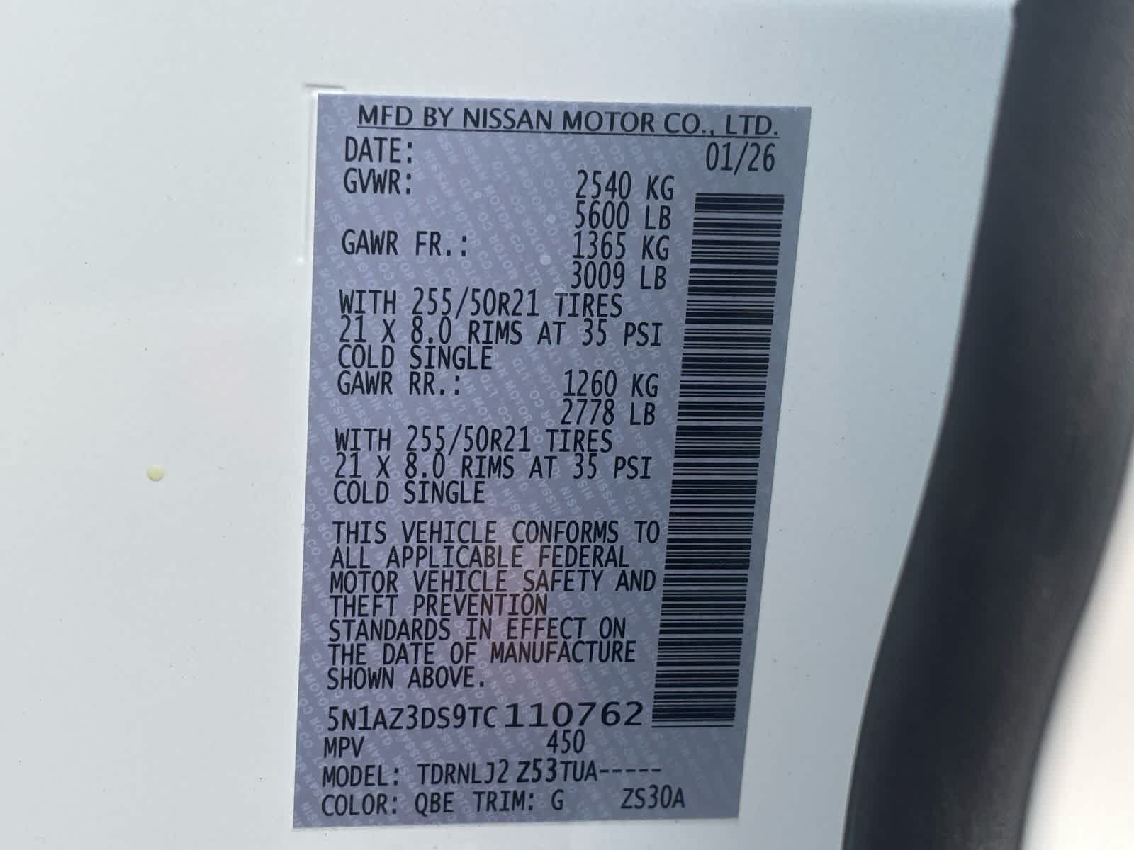 New 2026 Everest White Pearl Tricoat Nissan Platinum image 28