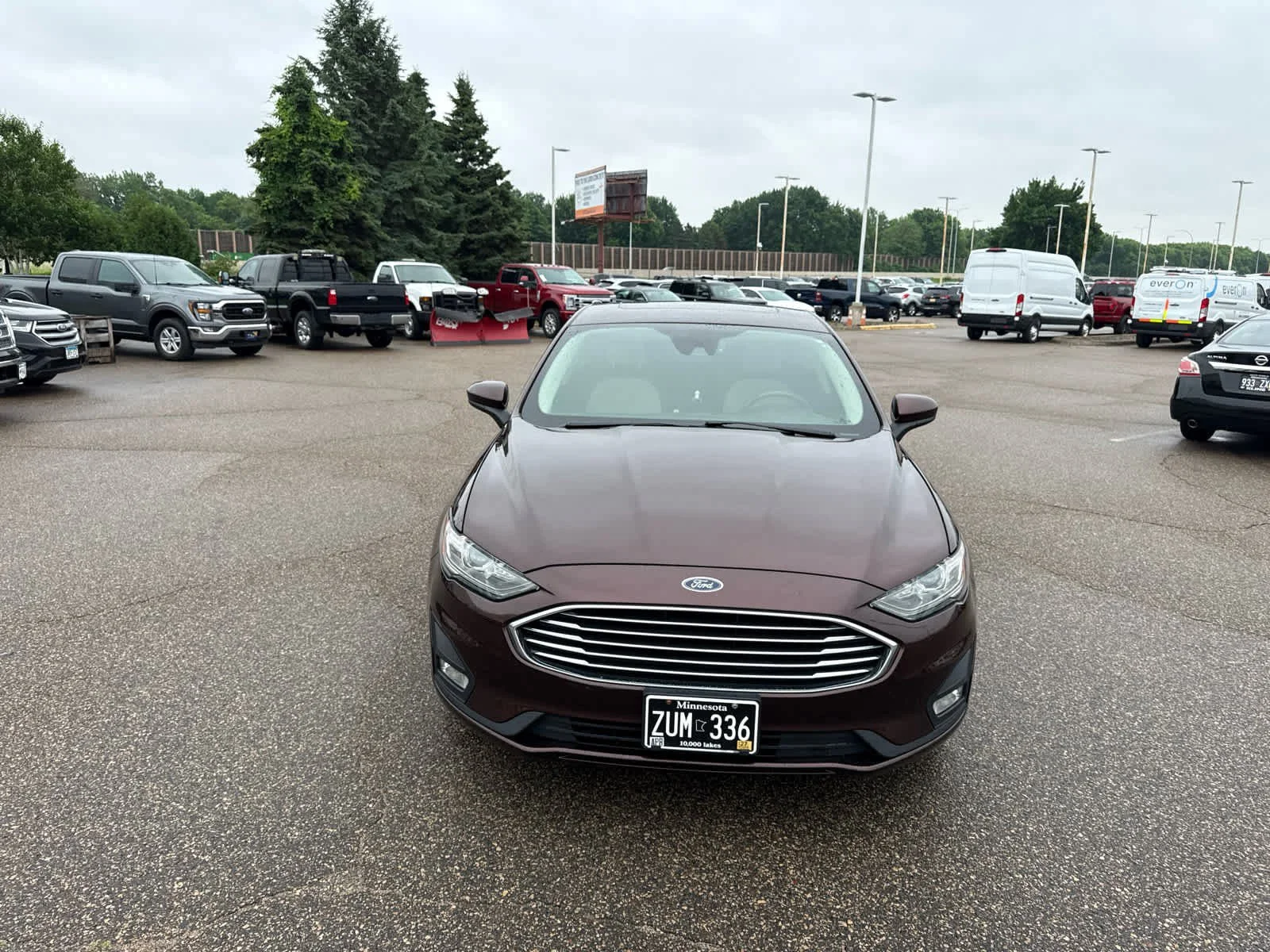 Used 2019 Rich Copper Metallic Tinted Clearcoat Ford SE image 2