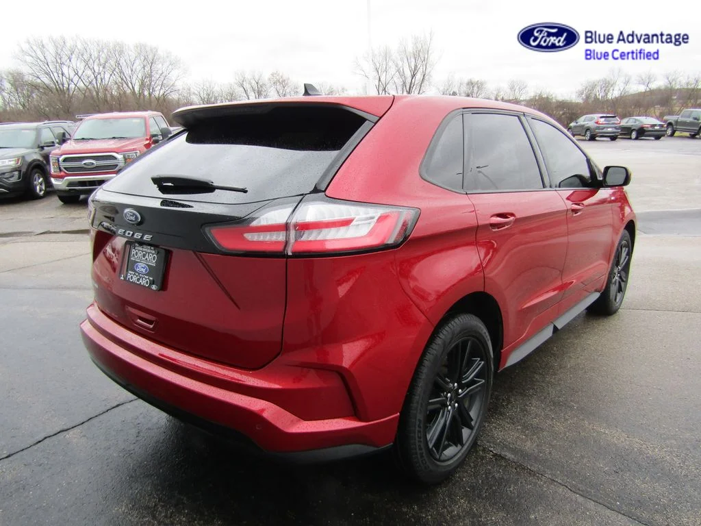 Certified Used 2024 Rapid Red Metallic Tinted Clearcoat Ford ST Line image 8