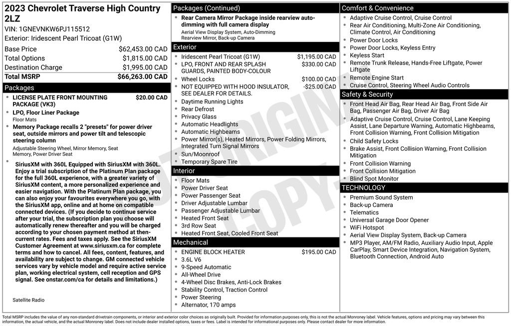 Used 2023 White Chevrolet High Country image 26
