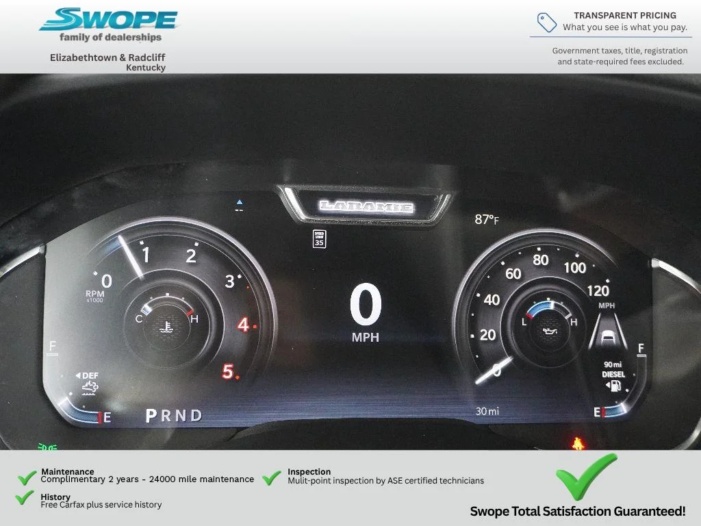 New 2026 Forged Blue Metallic Exterior Paint RAM Laramie image 17