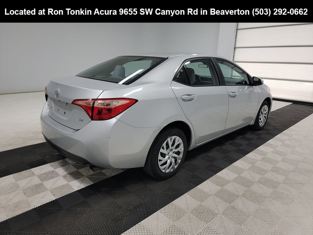 Used 2019 Classic Silver Metallic Toyota LE image 5