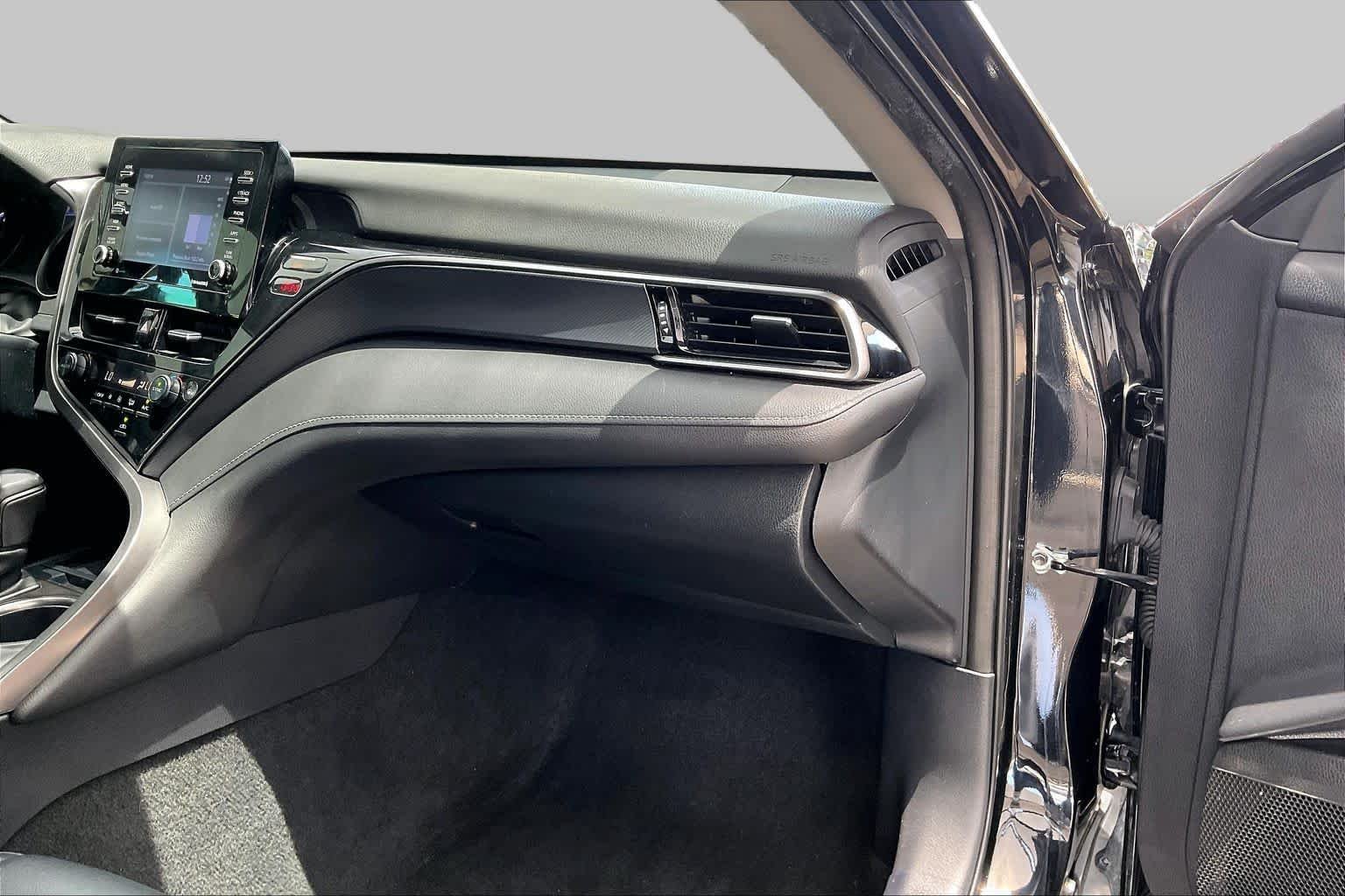 Used 2023 Midnight Black Metallic Toyota SE image 19