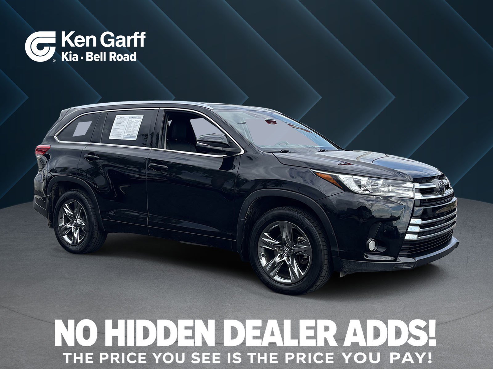 Used 2018 Midnight Black Metallic Toyota Limited Platinum image 1