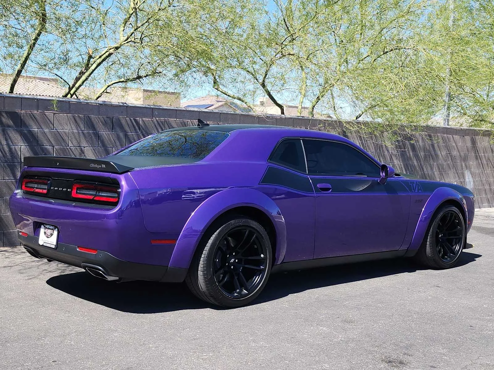 Used 2023 Plum Crazy Pearlcoat Dodge R/T Scat Pack Widebody image 8