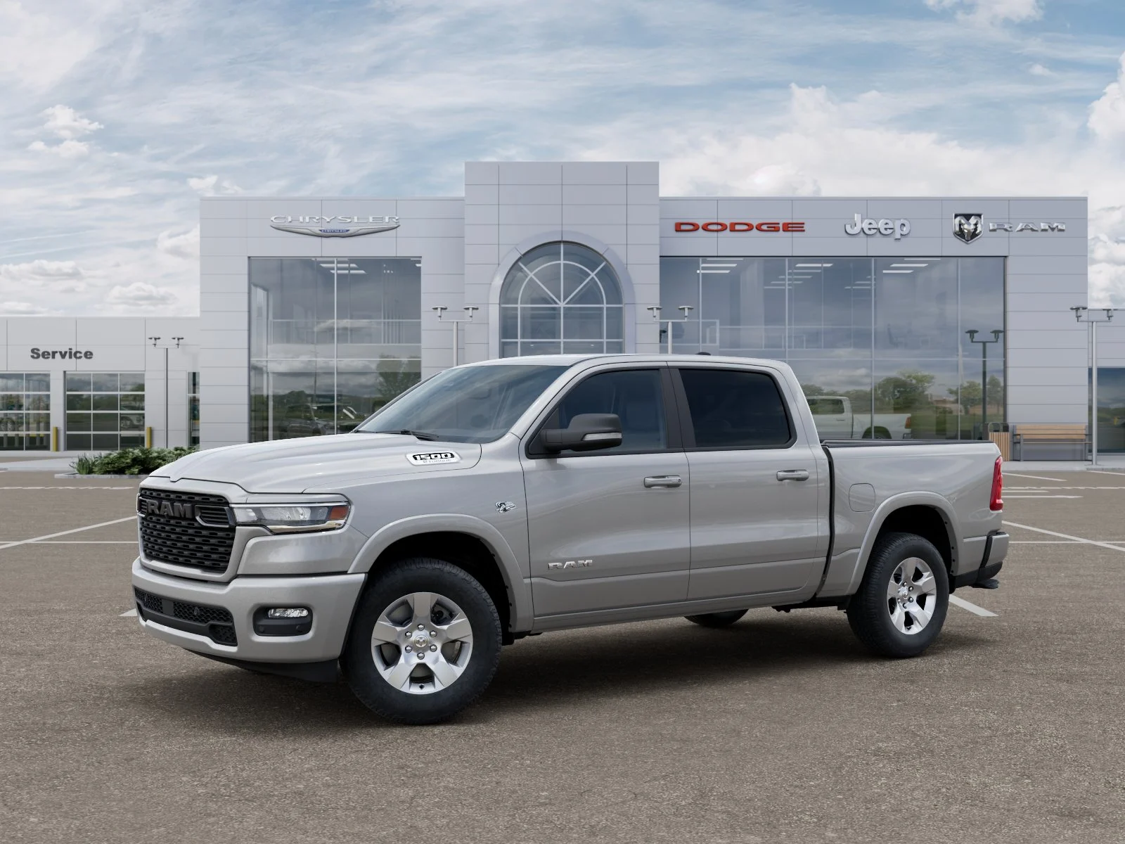 New 2026 Silver Zynith Exterior Paint RAM Big Horn/Lone Star image 32