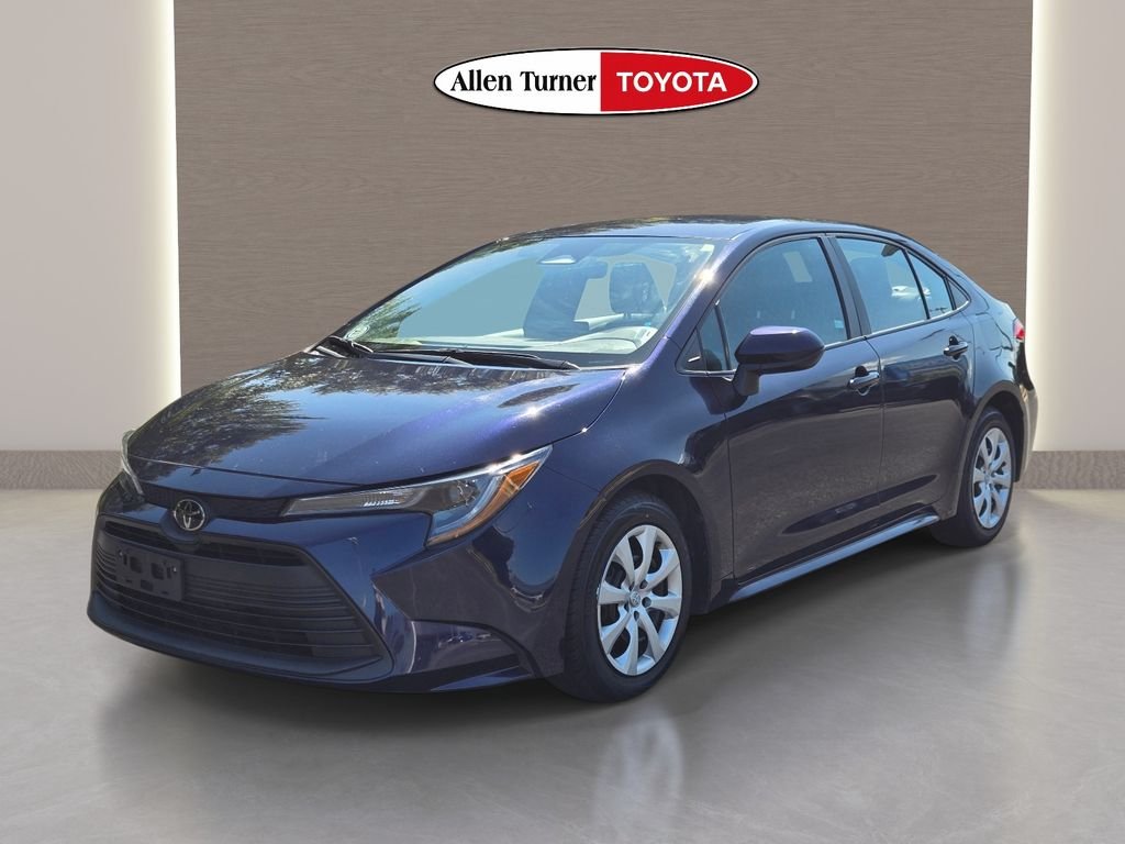 Used 2025 Blue Toyota LE image 3