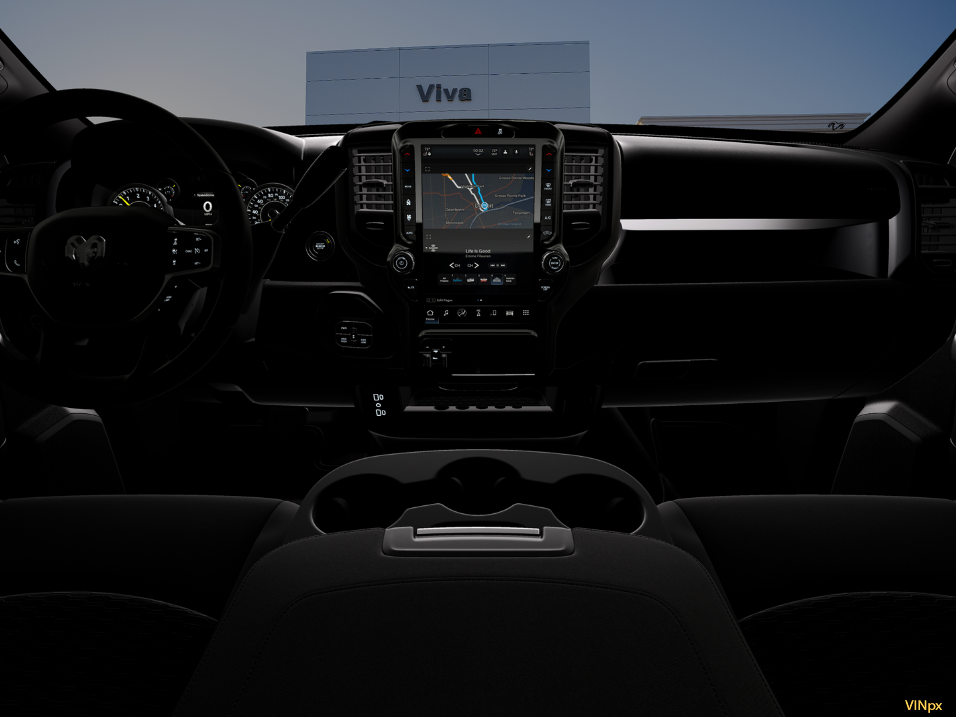 New 2026 Diamond Black Crystal Pearl-Coat Exterior Paint RAM Tradesman image 19