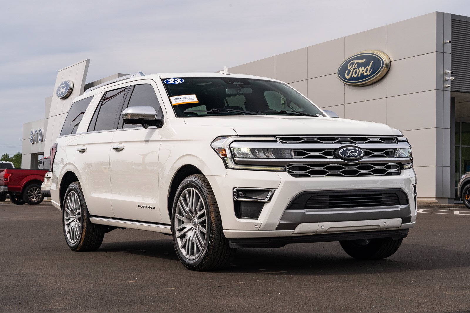 Certified Used 2023 White Ford Platinum image 1