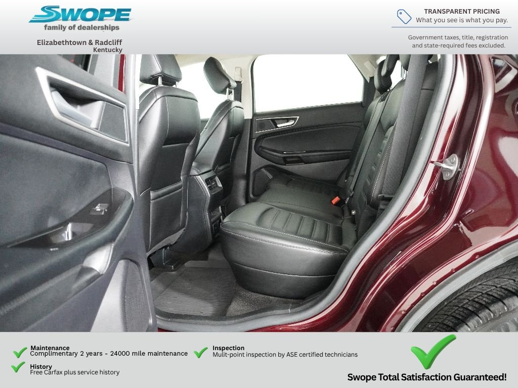 Used 2020 Burgundy Velvet Metallic Tinted Clearcoat Ford SEL image 11