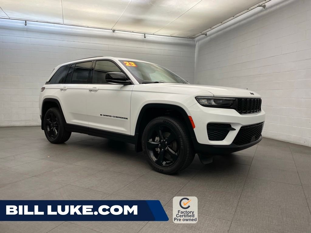 Certified Used 2023 White Jeep Altitude X image 1