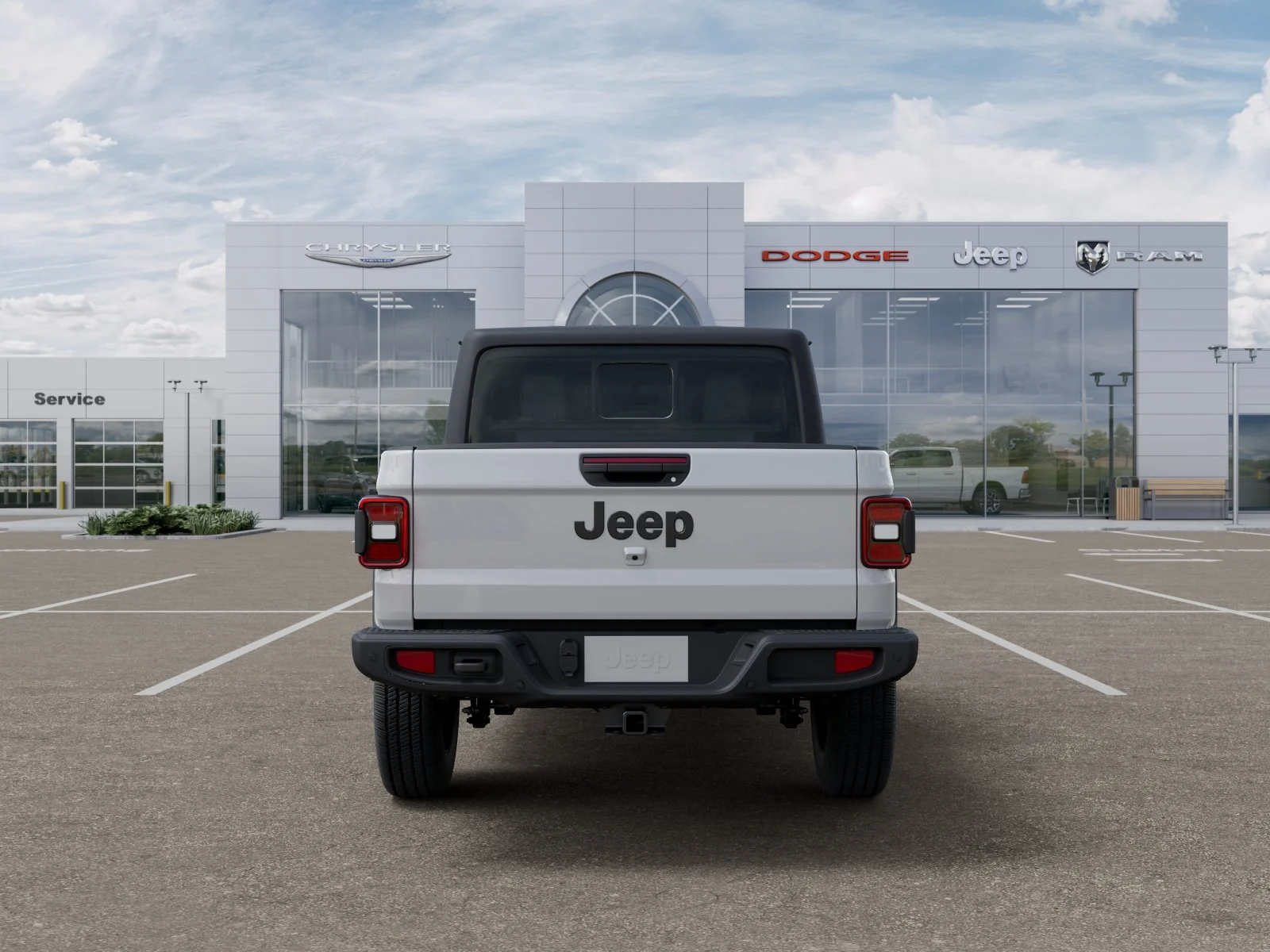 New 2026 Bright White Clear-Coat Exterior Paint Jeep Sport S image 36