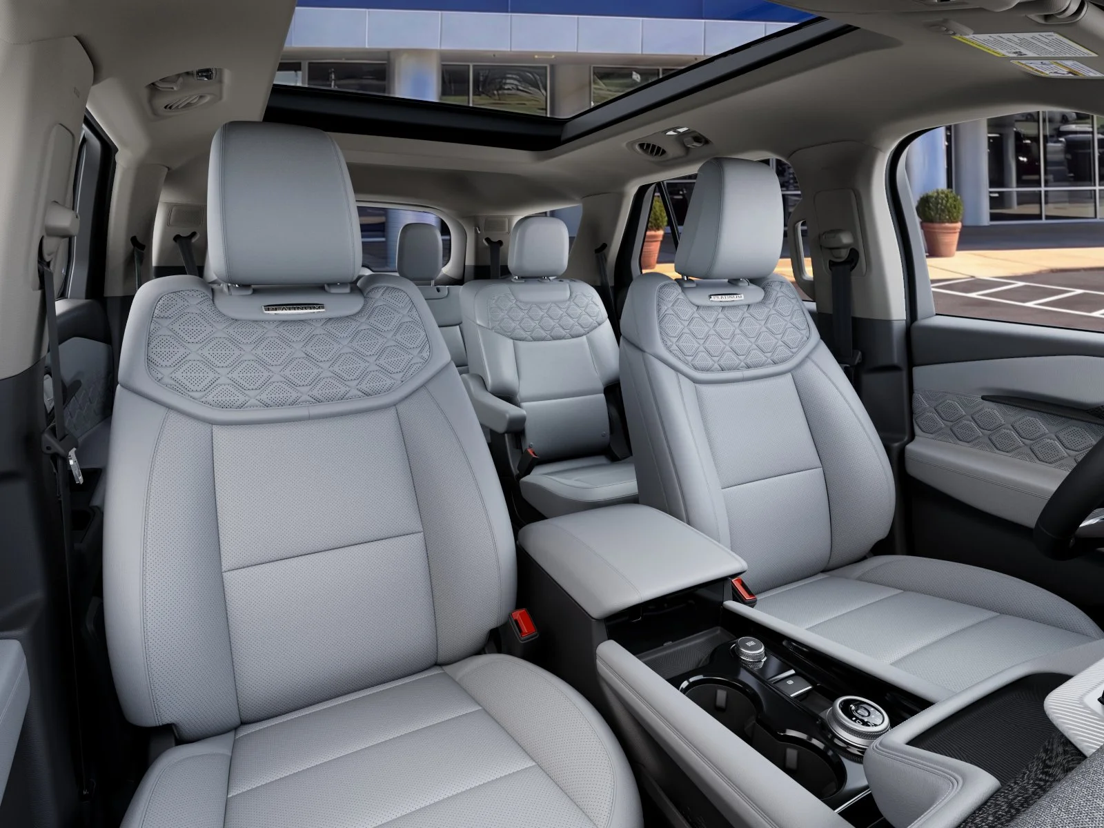 New 2027 Star White Metallic Tri-Coat Ford Platinum® image 10