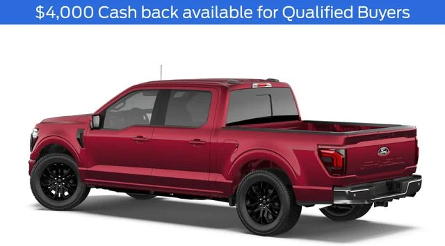New 2026 Ruby Red Metallic Tinted Clearcoat Ford Lariat image 2