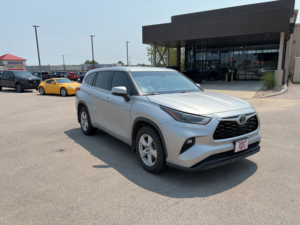 Used 2022 Celestial Silver Metallic Toyota LE image 1
