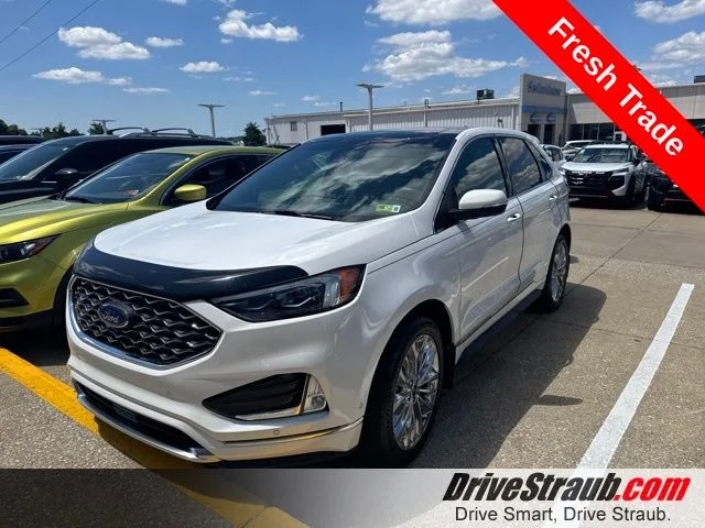 Used 2020 White Ford Titanium image 1
