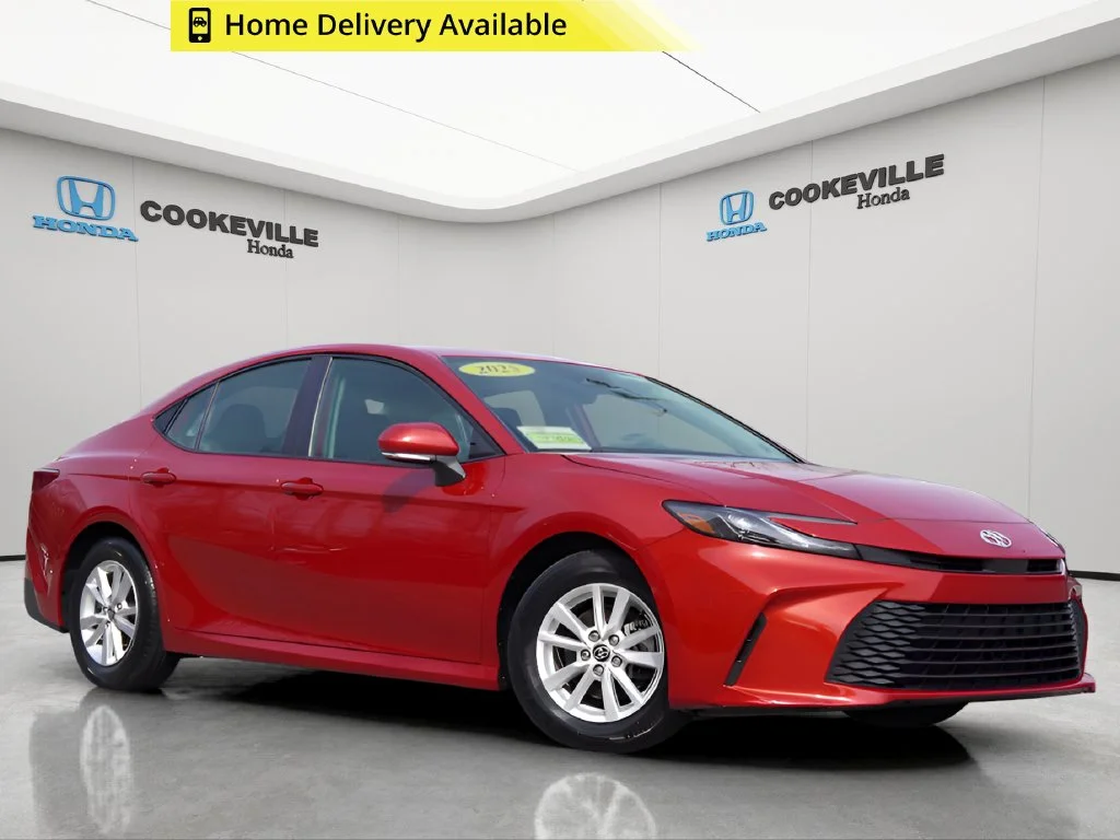 Used 2025 Supersonic Red Toyota LE image 1