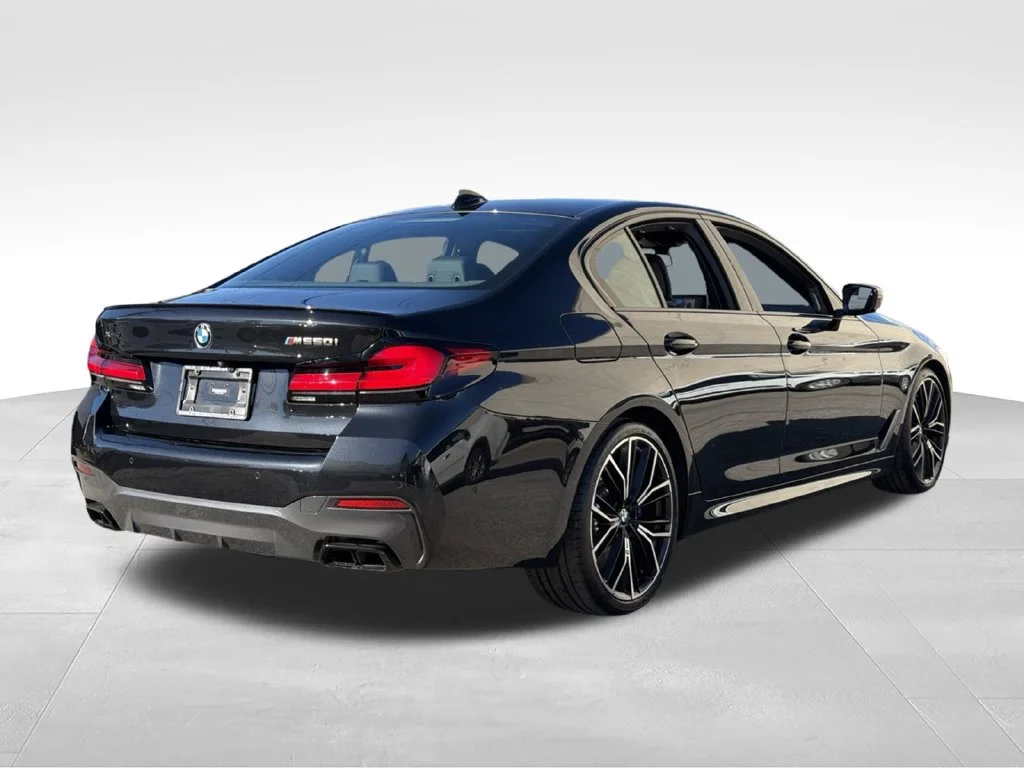 Used 2023 Black BMW M550i xDrive image 7