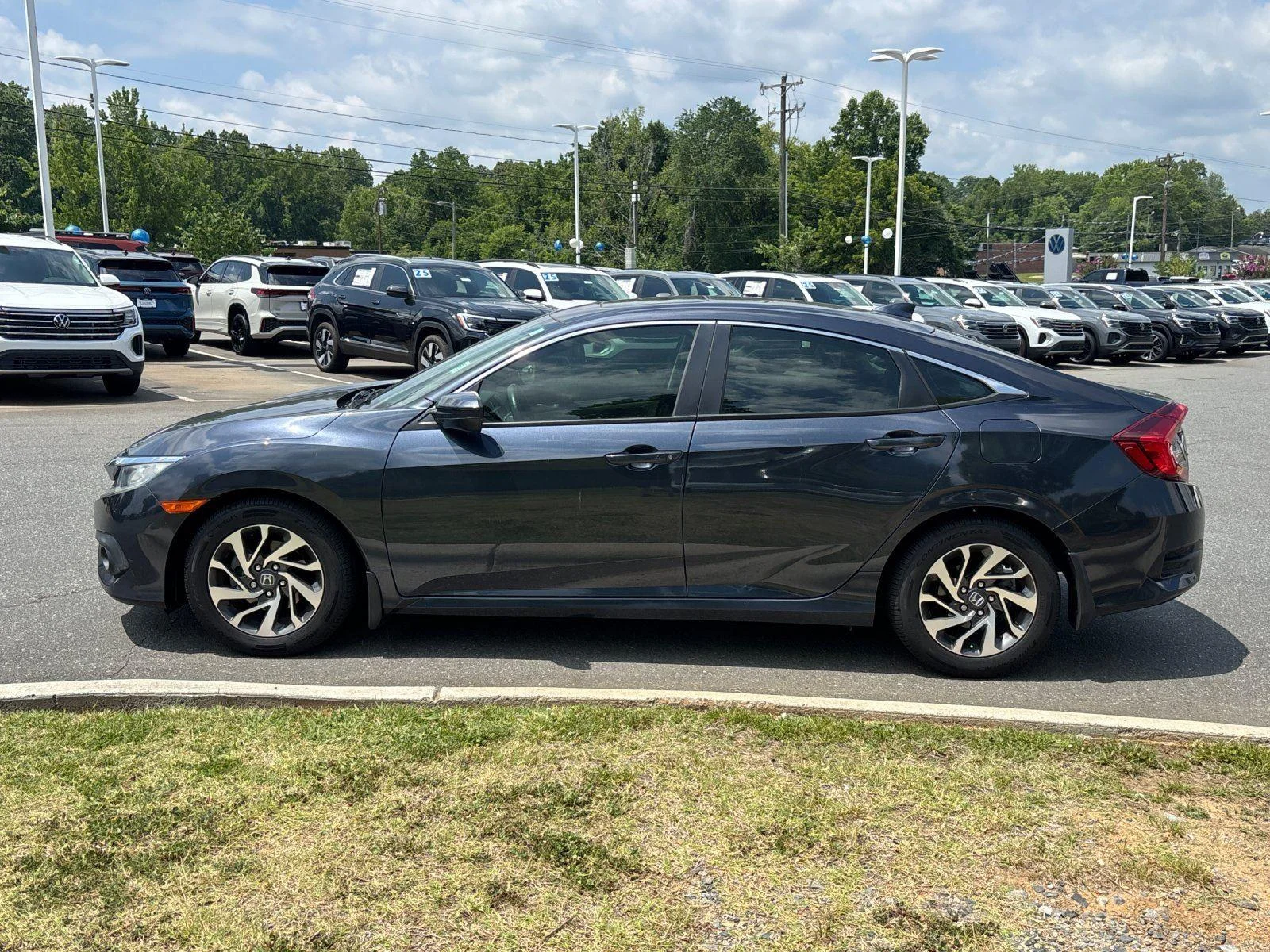 Used 2018 Cosmic Blue Metallic Honda EX image 2
