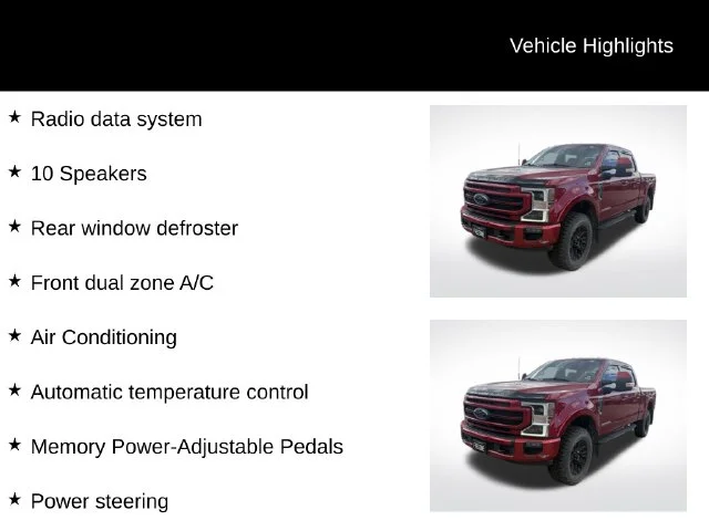 Used 2022 Red Ford Lariat image 12