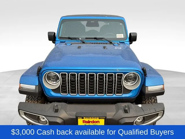 New 2026 Hydro Blue Pearl Coat Jeep Sahara image 2