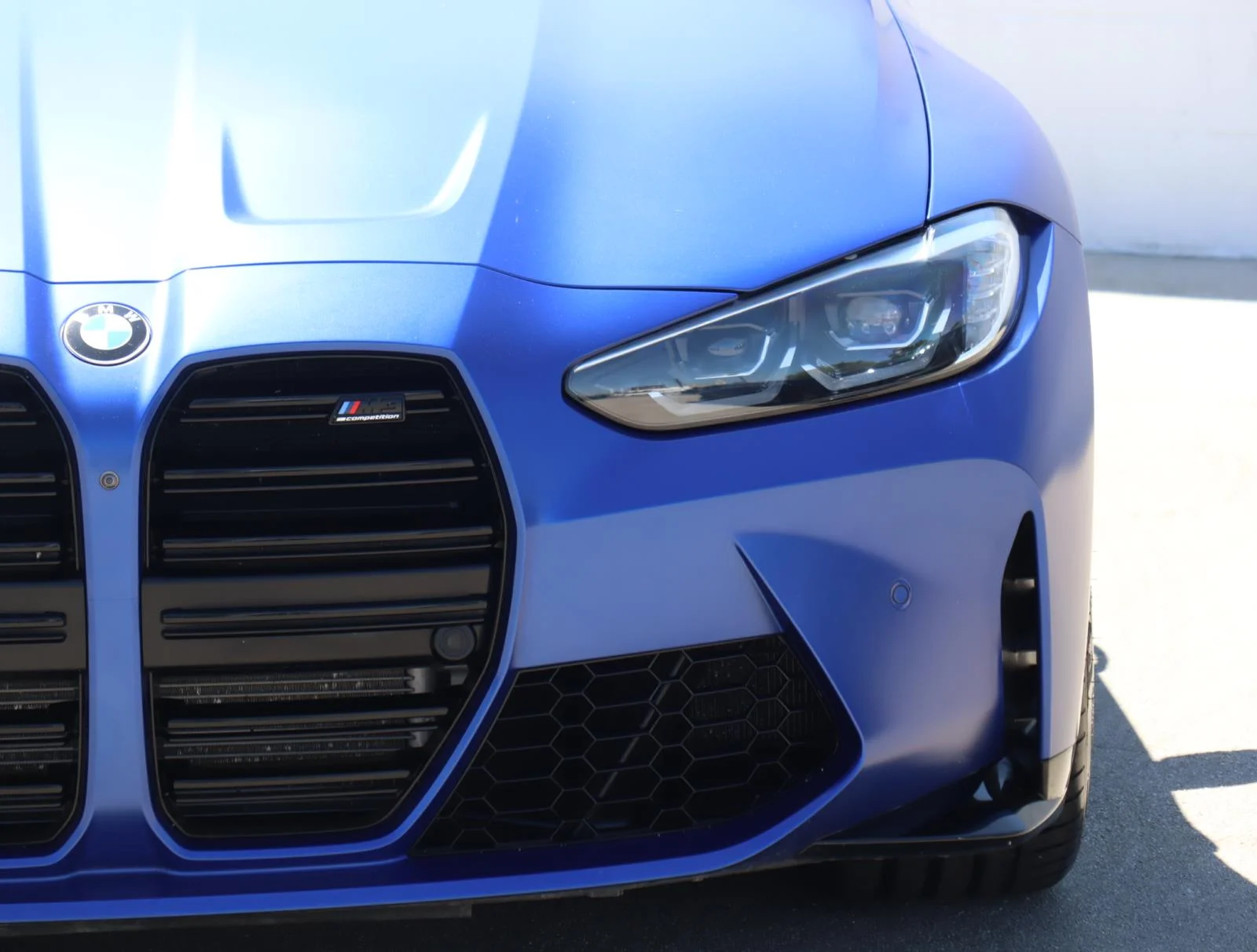 Used 2024 Frozen Portimao Blue Metallic BMW Competition Sedan image 4