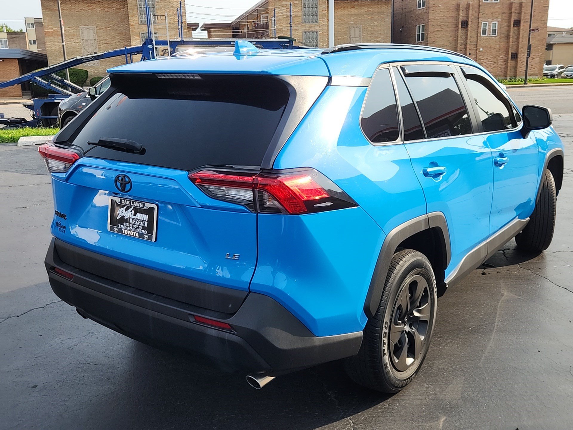 Used 2020 Blue Flame Toyota LE image 7