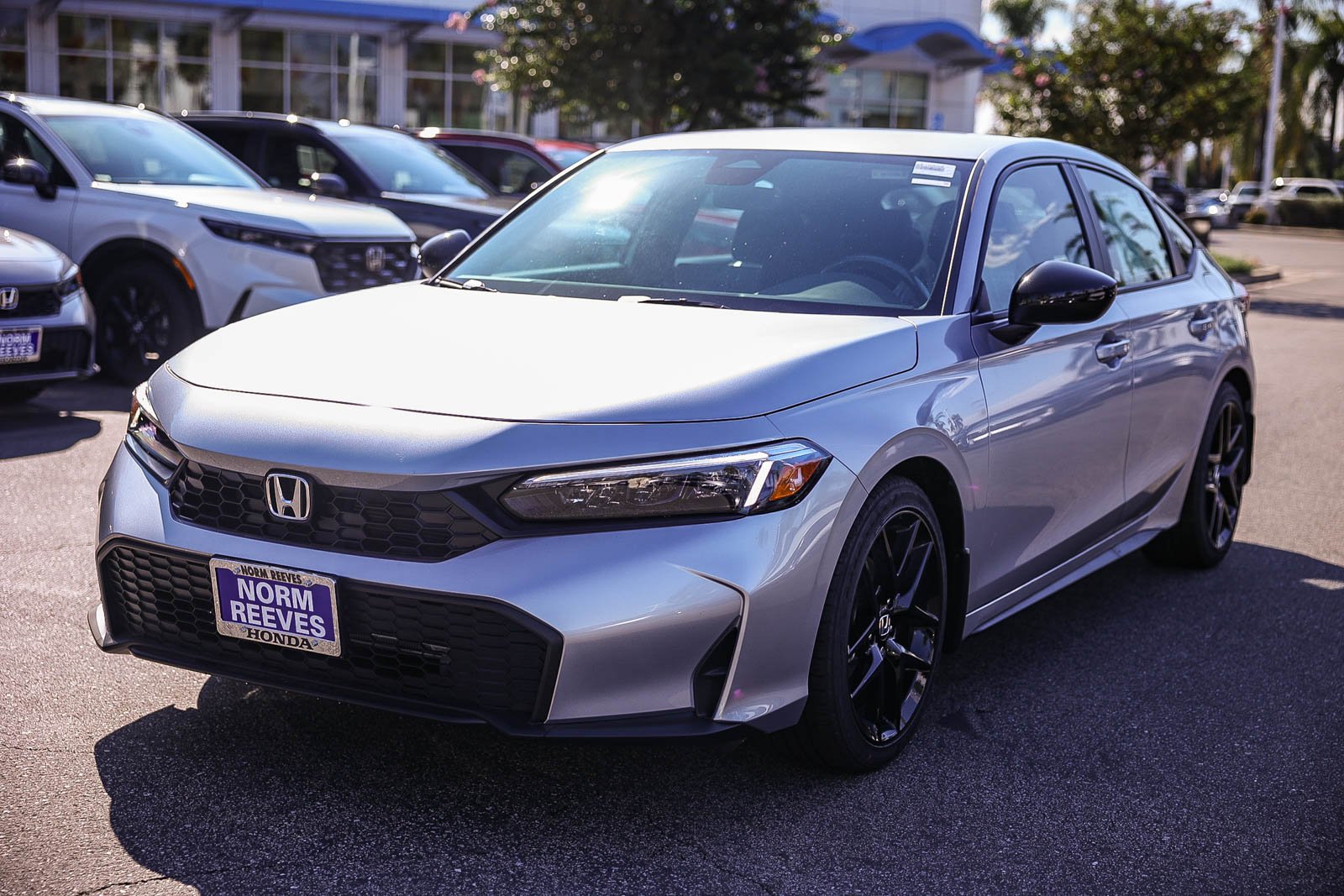 New 2026 Solar Silver Metallic Honda Sport CVT image 3