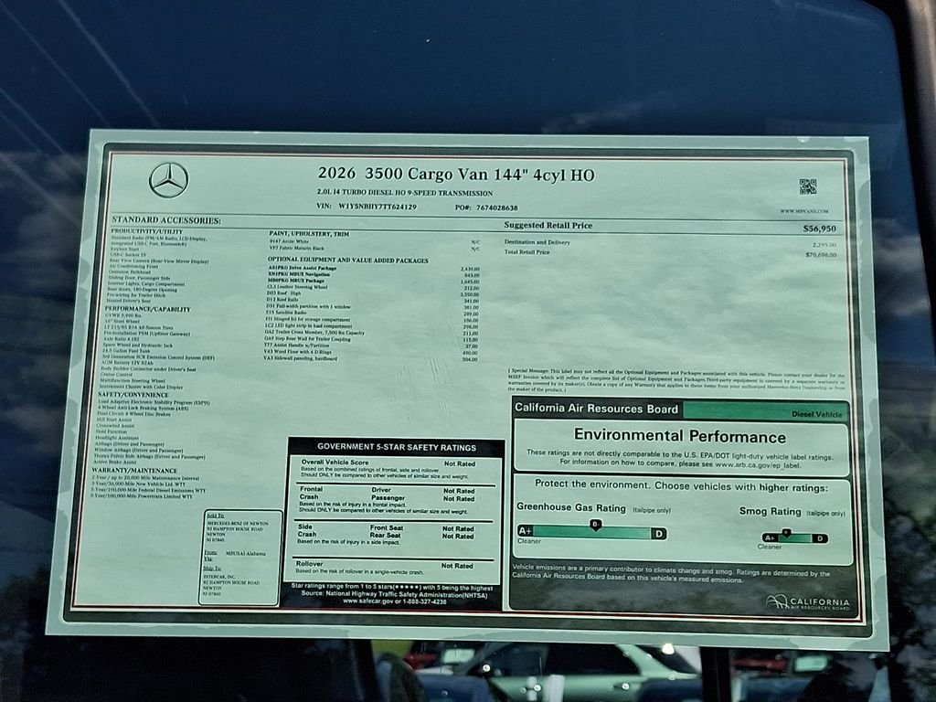 New 2026 Arctic White Mercedes-Benz Cargo 144 WB image 21