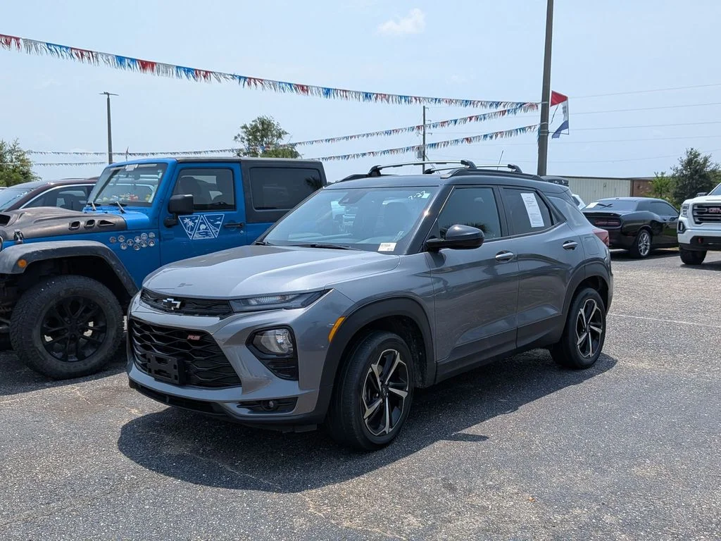 Used 2021 Gray Chevrolet RS image 1