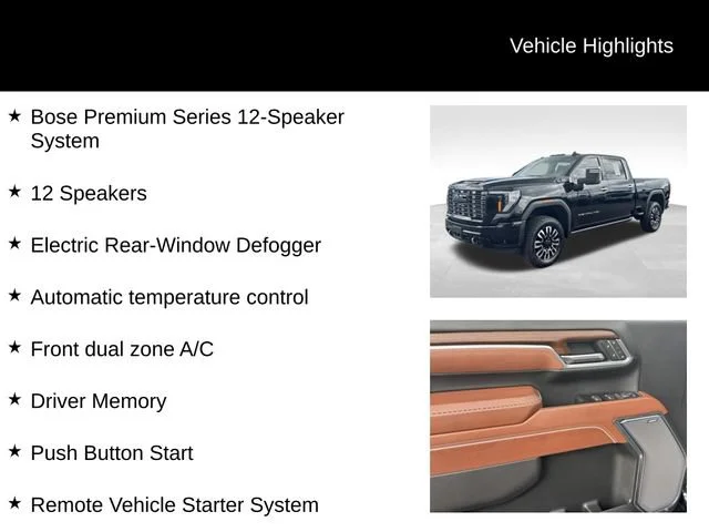 Certified Used 2025 Onyx Black GMC Denali Ultimate image 15