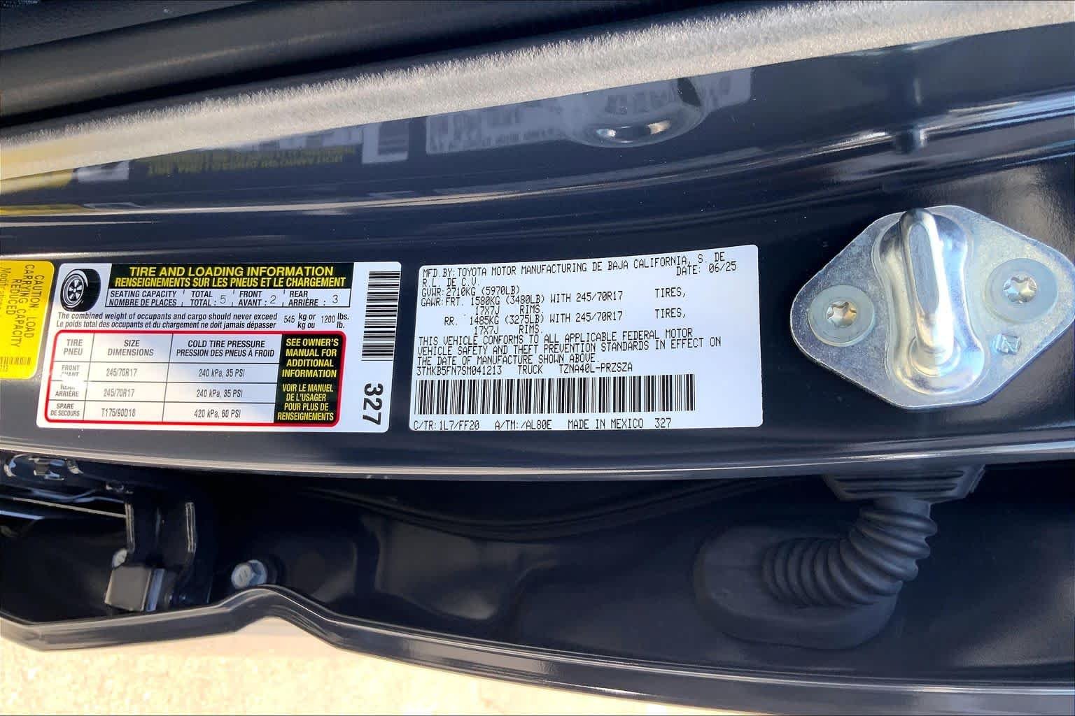 Certified Used 2025 Underground Toyota SR5 image 33