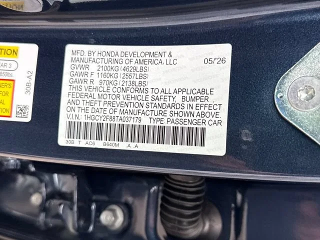 New 2026 Canyon River Blue Metallic Honda Touring image 17