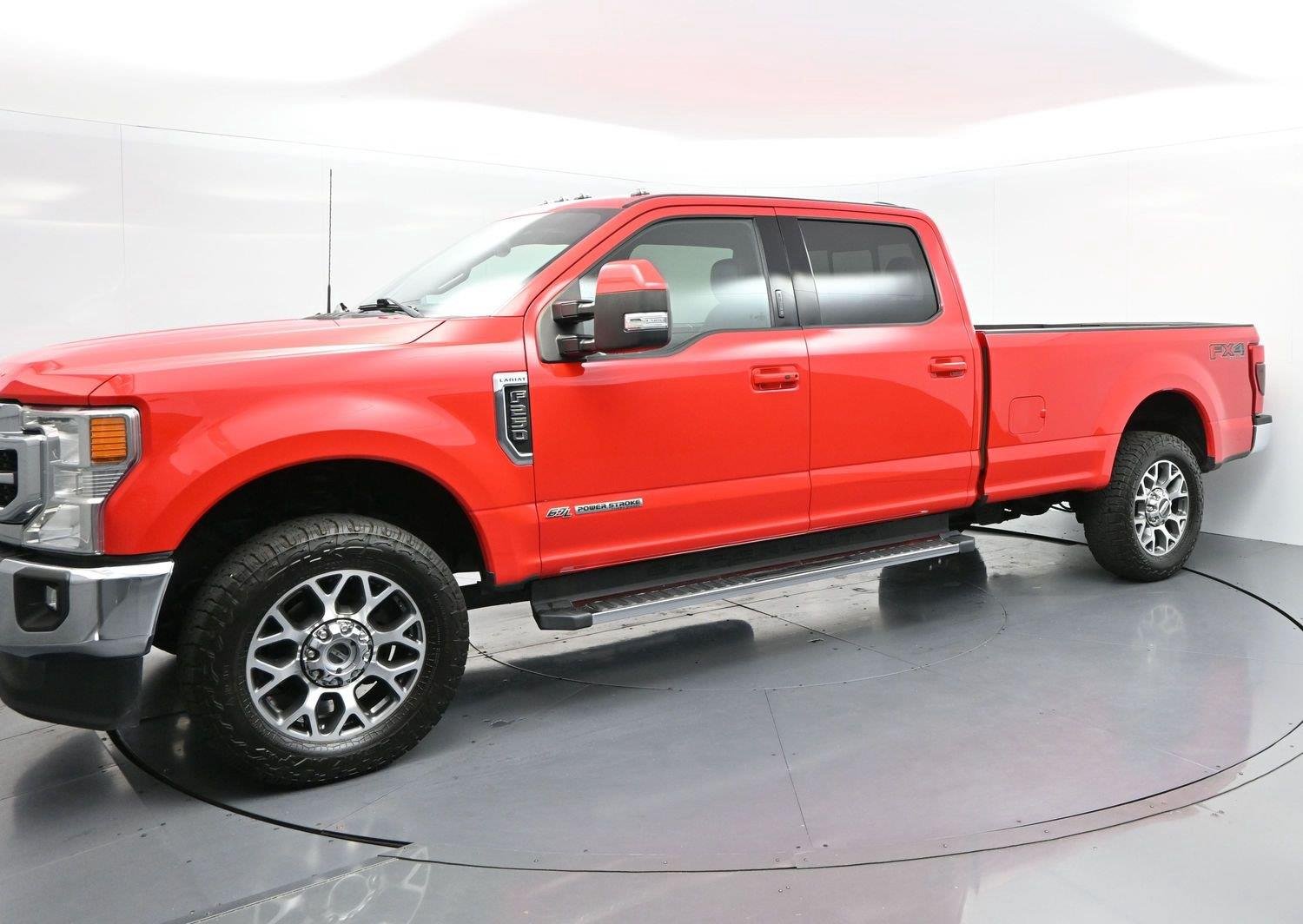 Used 2022 Race Red Ford Lariat image 4