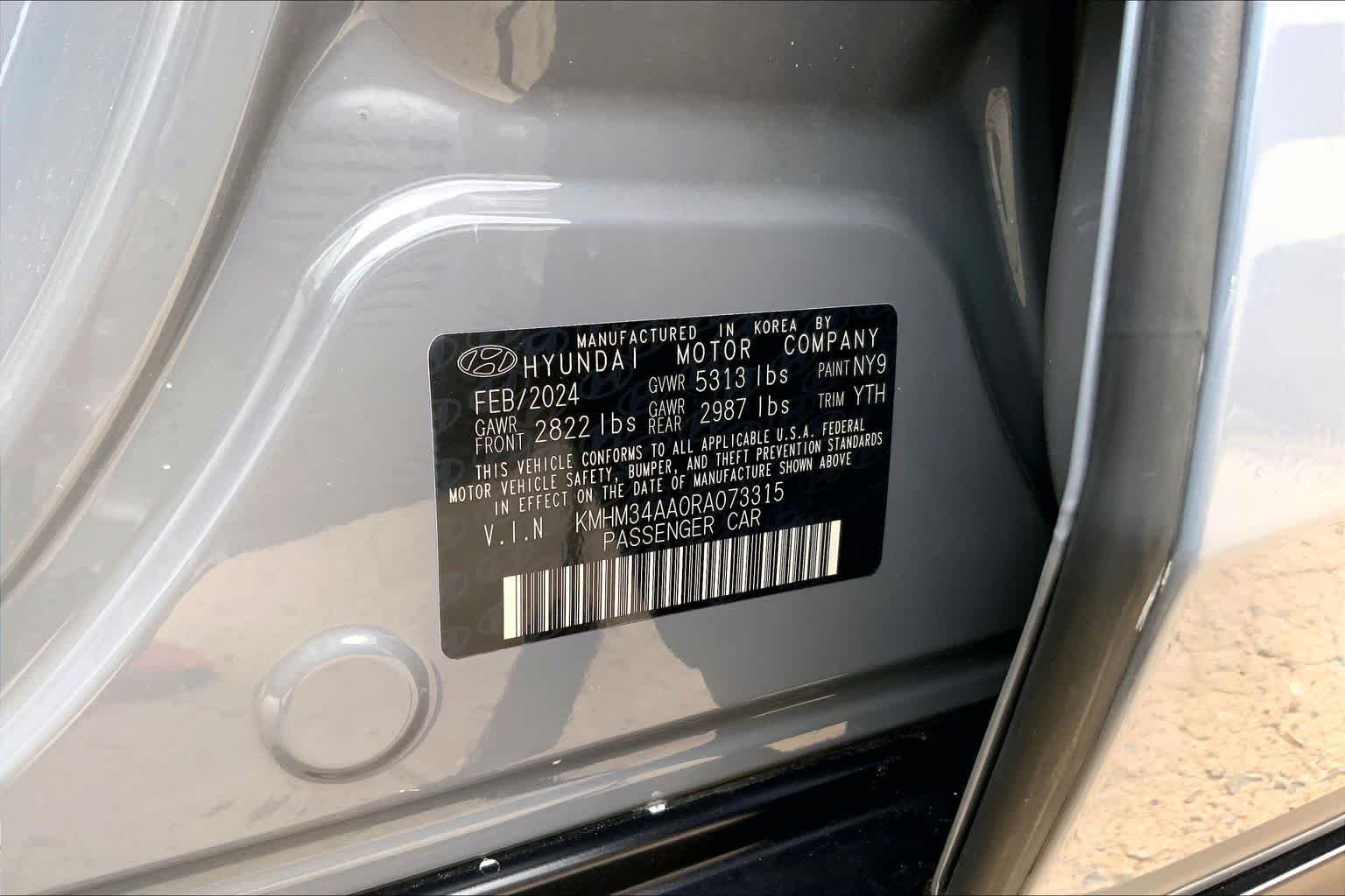 Used 2024 Transmission Blue Hyundai SEL image 36