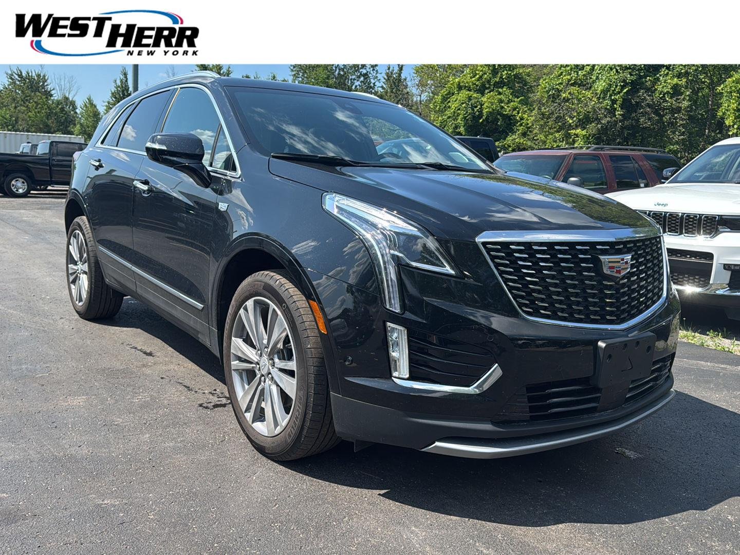 Used 2025 Stellar Black Metallic Cadillac AWD Premium Luxury image 1