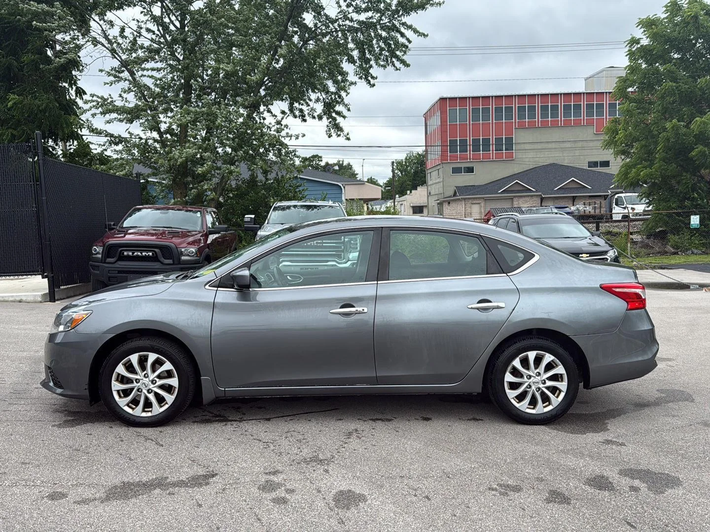 Used 2019 Gun Metallic Nissan SV image 6
