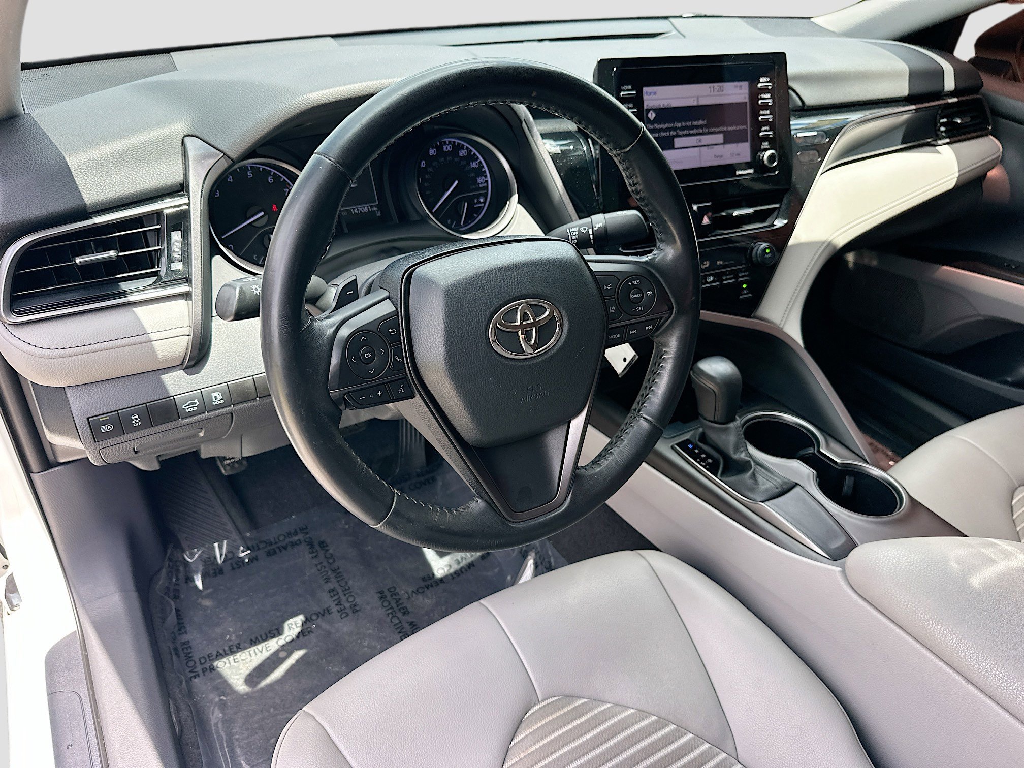 Used 2021 Super White Toyota SE image 7