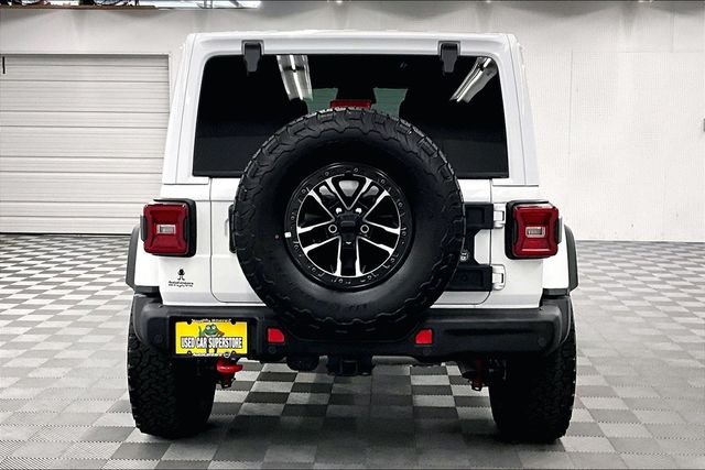 Used 2026 Bright White Clearcoat Jeep Rubicon X image 5