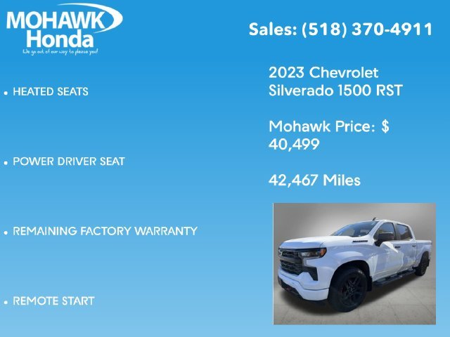 Used 2023 Summit White Chevrolet RST image 10