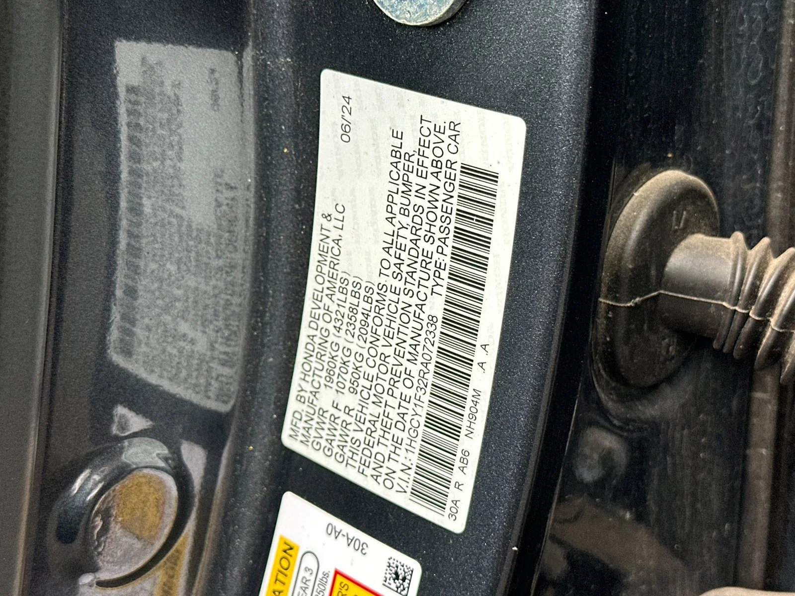 Used 2024 Gray Honda EX image 31