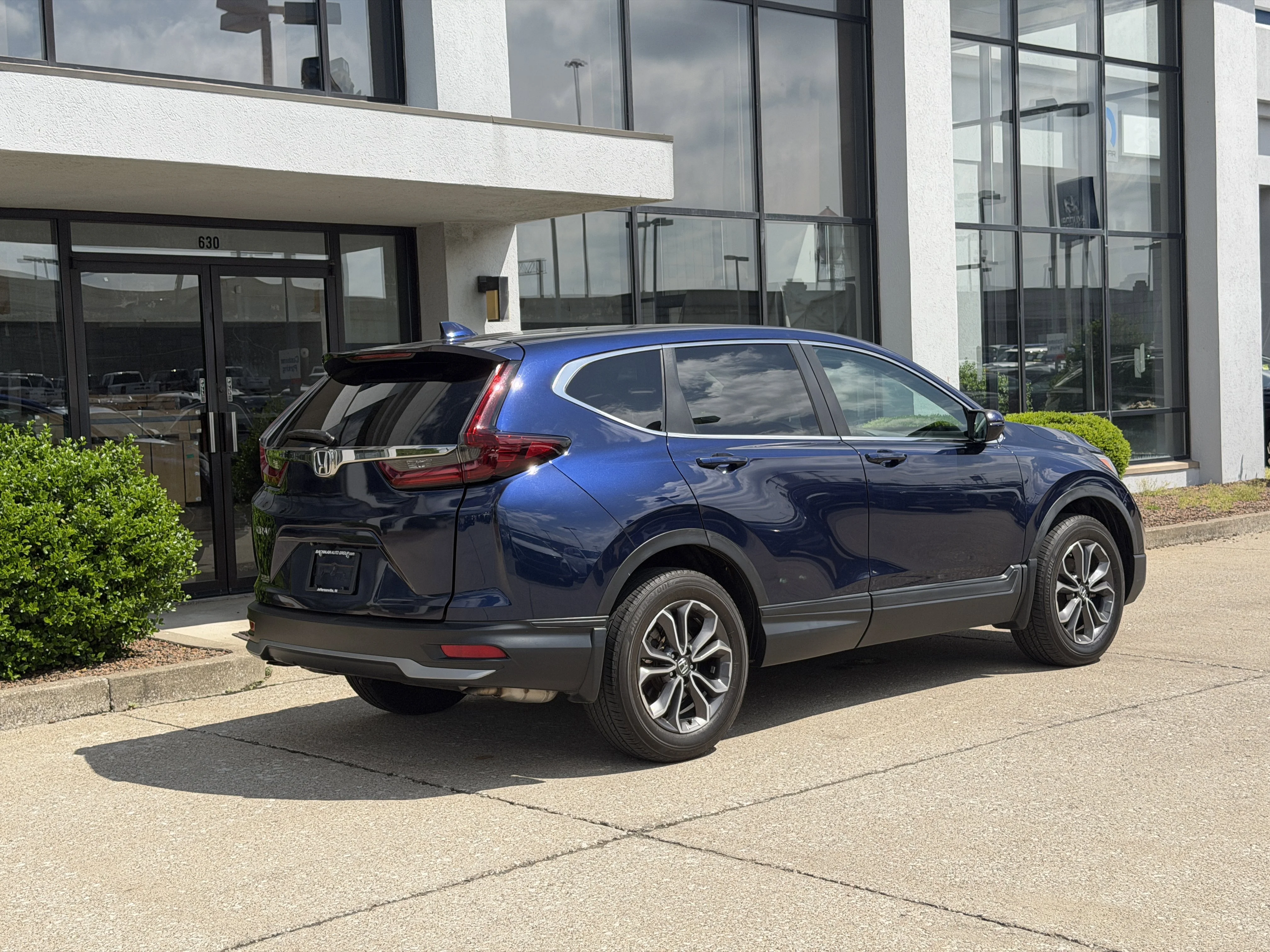 Used 2020 Aegean Blue Metallic Honda EX image 4