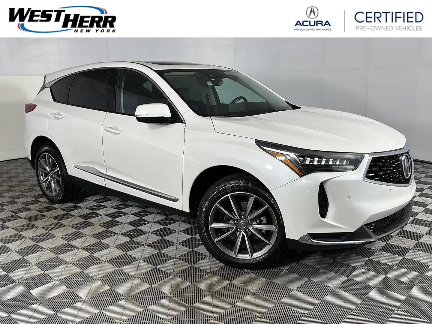 Certified Used 2024 Platinum White Pearl Acura SH-AWD TECH image 1
