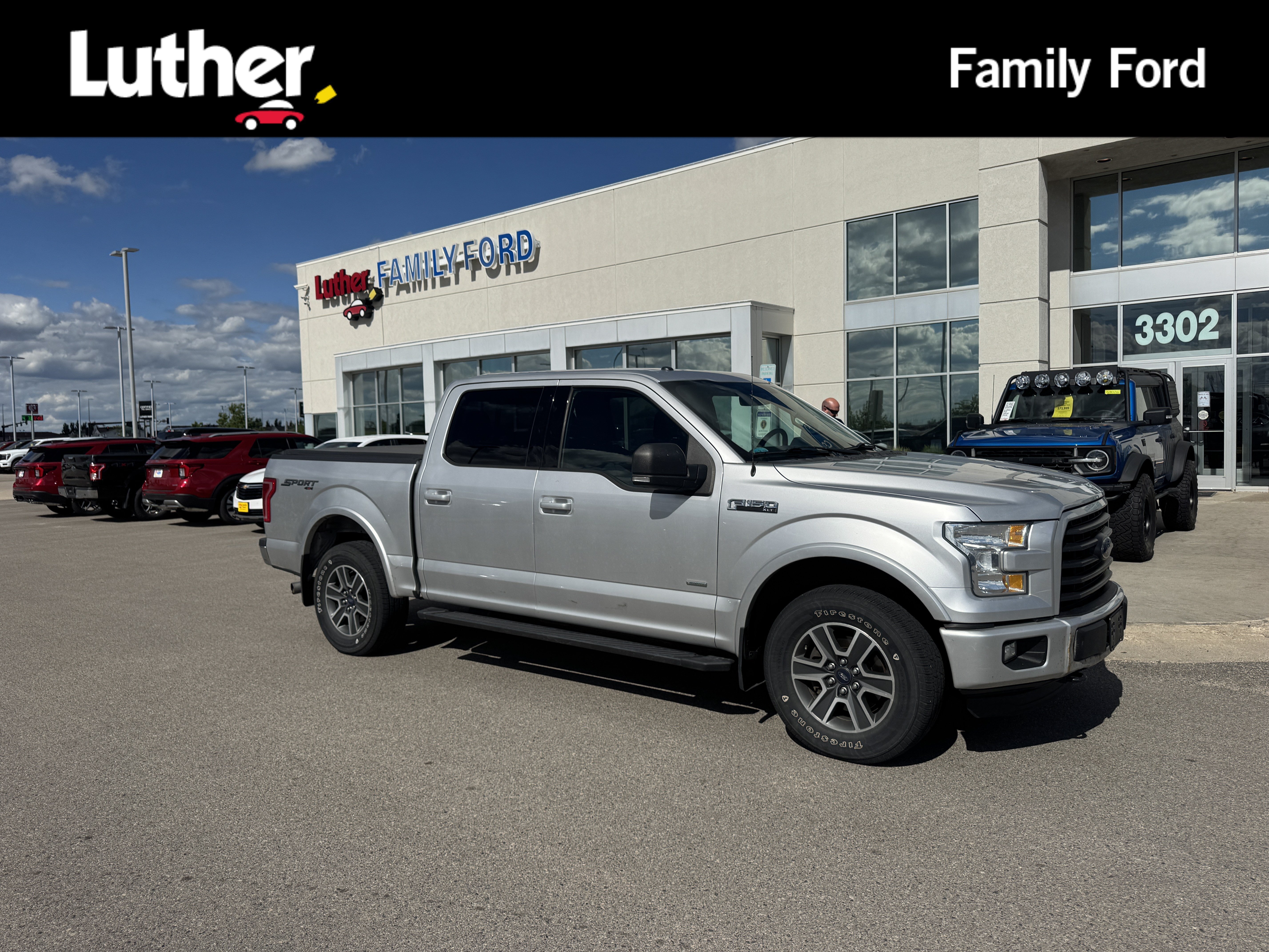 Used 2015 Ingot Silver Metallic Ford XLT image 1