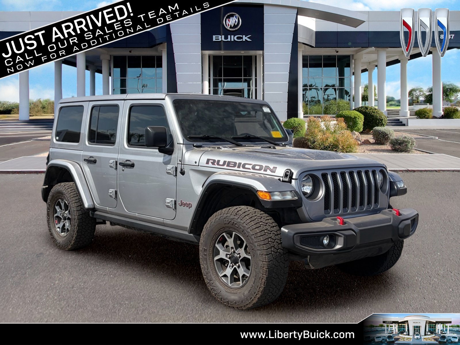 Used 2019 Silver Jeep Rubicon 4x4 image 1