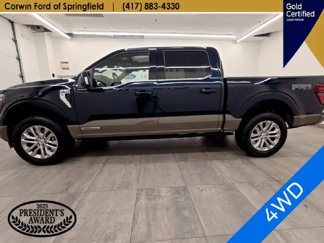 Certified Used 2025 Antimatter Blue Metallic Ford King Ranch image 2