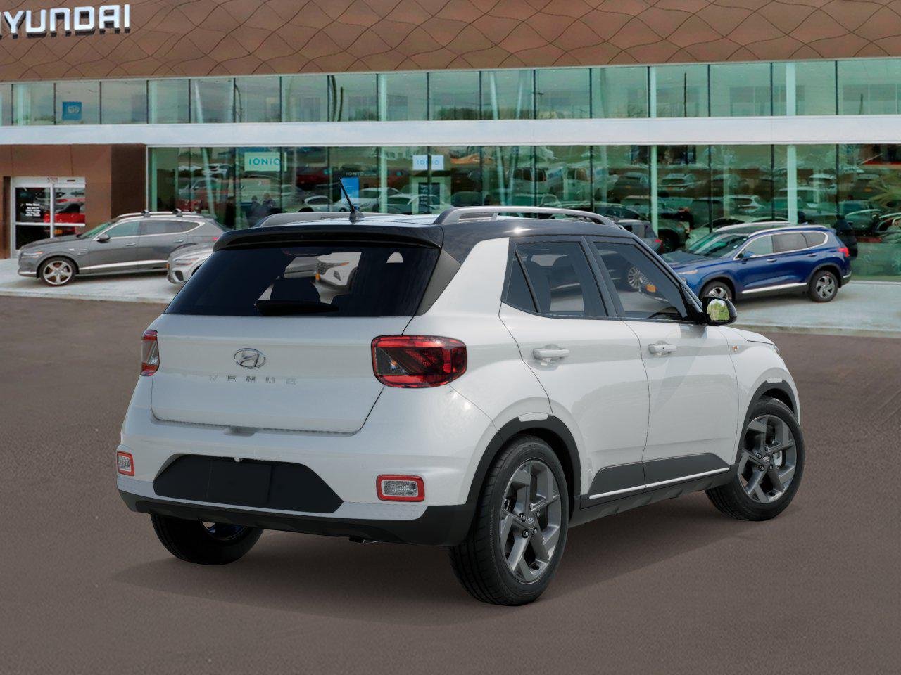 New 2026 Lunar White w/Black Roof Hyundai SEL w/Two-Tone Roof image 4