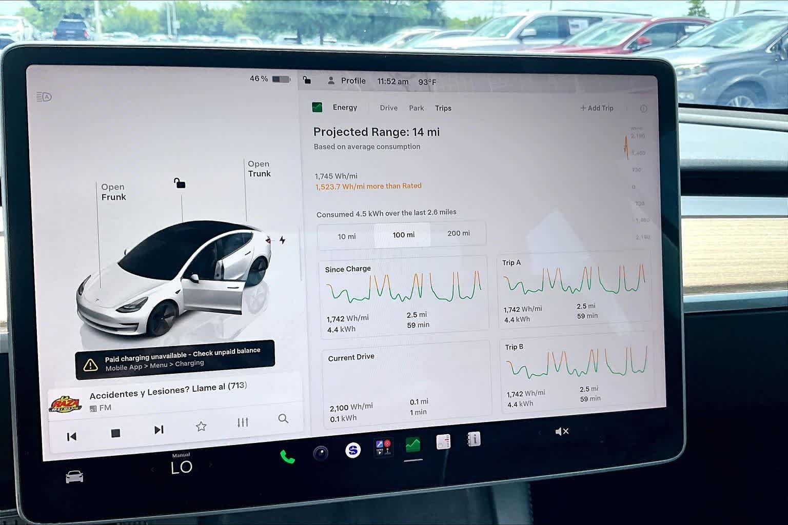 Used 2022 Pearl White Multi-Coat Tesla  image 23